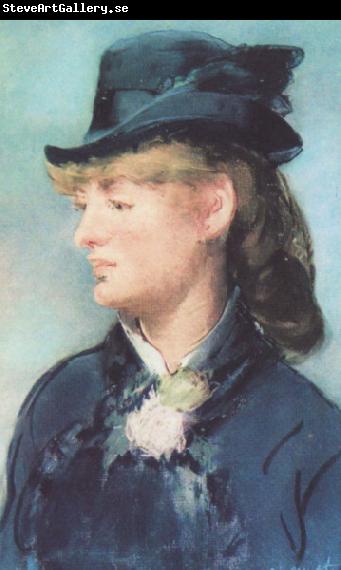 Edouard Manet Le Modele de la serveuse des Folies Bergeres